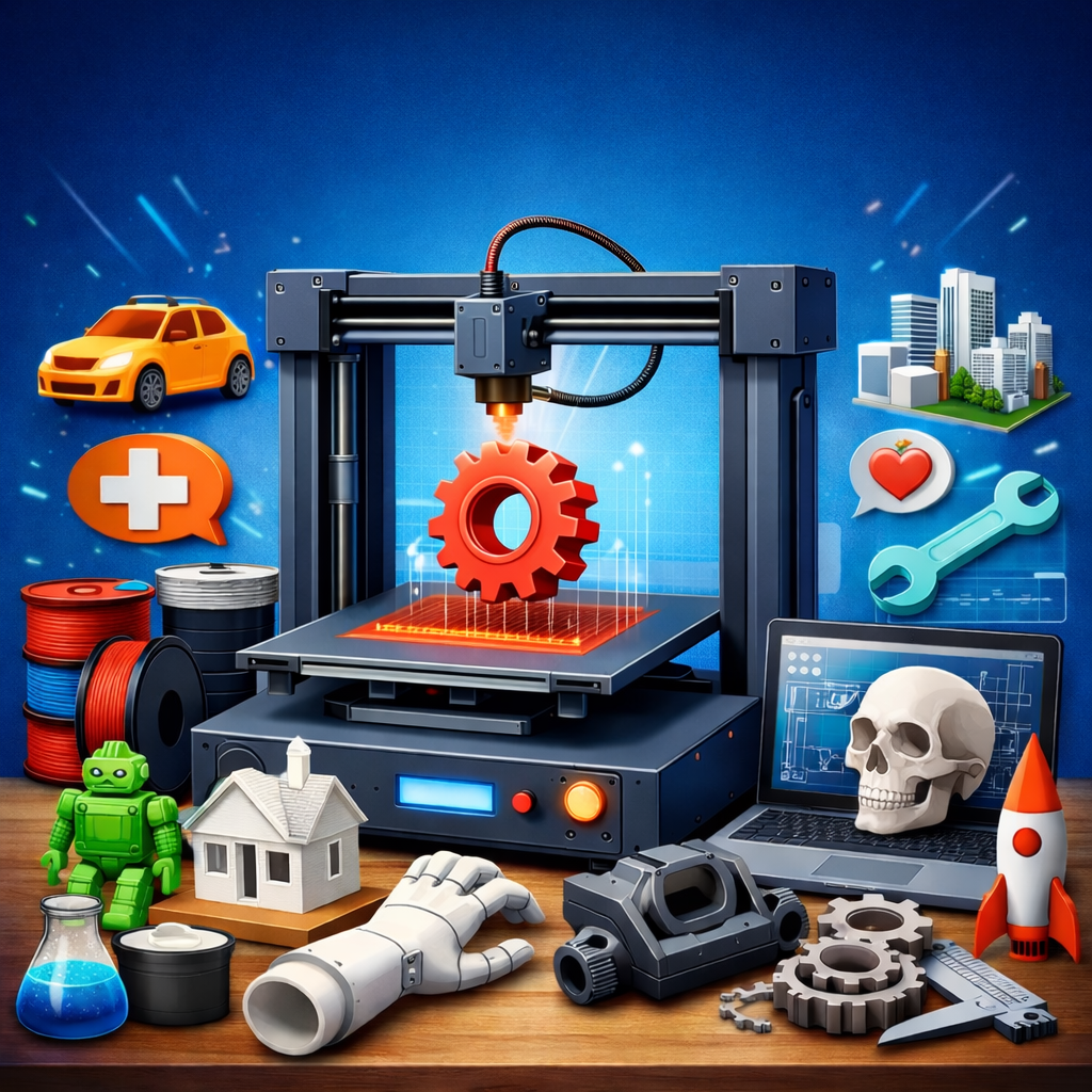 3D Yazıcı Nedir, Ne İşe Yarar?